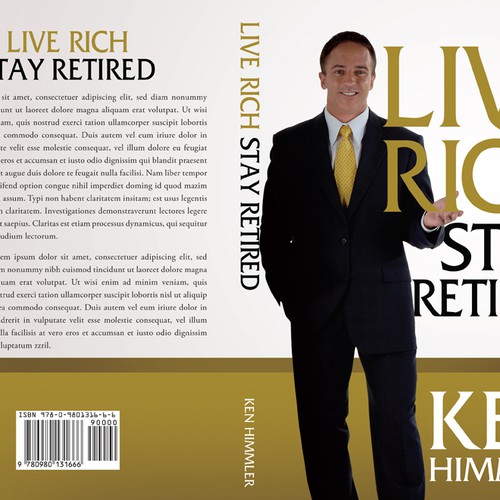 book or magazine cover for Live Rich Stay Wealthy Design por line14
