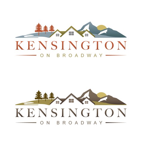 Logo for "Kensington on Broadway" - a Real Estate Development Project Design by 7scout7