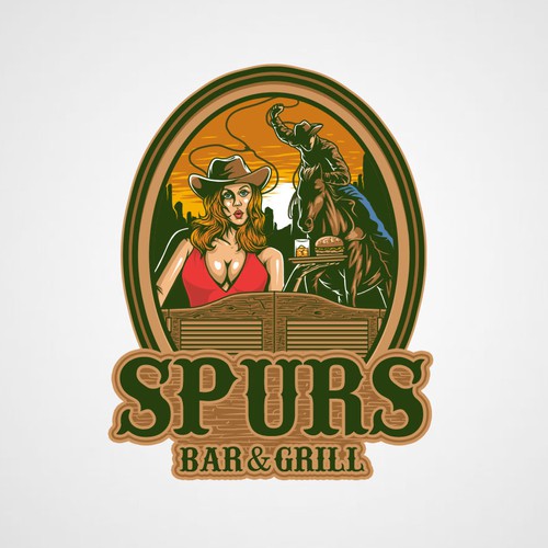 Design a country western logo for Alaskan Bar! Design by Executor
