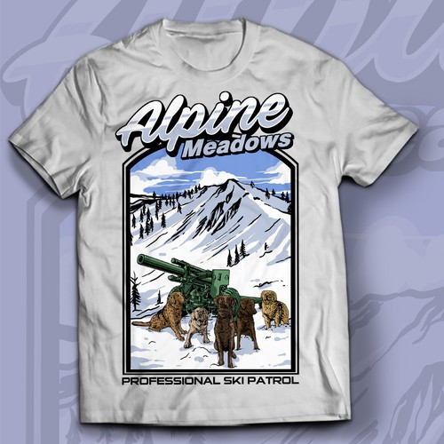 Shirts, Stone Grey Aspen Snowmass Ski Patrol Avalanche Dog Rescue Shirt  Large