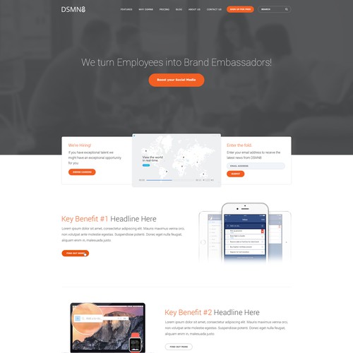 WordPress theme design contest entry by WebBox