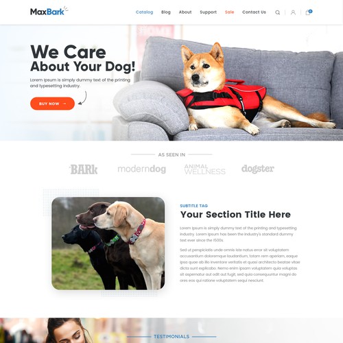 Webpage Design (e-commerce) - Guaranteed - Top Rated - Highly Responsive Design by Dezine Crazy