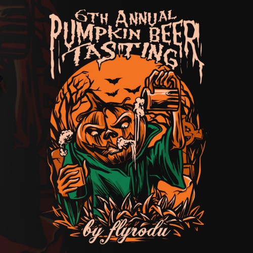 Pumpkin Beer Tasting Design by yuyunArts