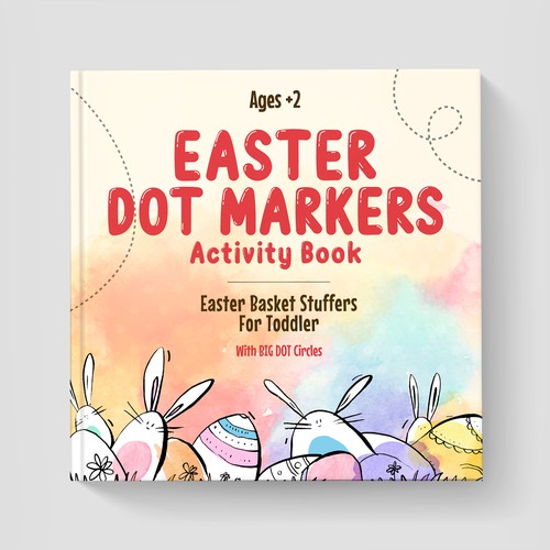 Easter Coloring Activity Book For Kids Design by Prolific_Eye