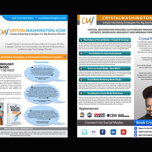 New postcard or flyer wanted for CWM Enterprises Postcard, flyer or print contest