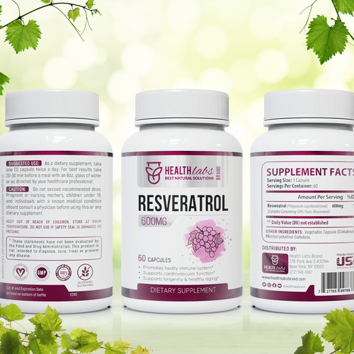 Designs | New Brand Health Supplement Brand Label Design | Product ...