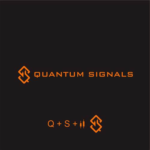 Logo for software company that does GenAI + Quantum for Trading - Quantum Signals Design by Artventure-