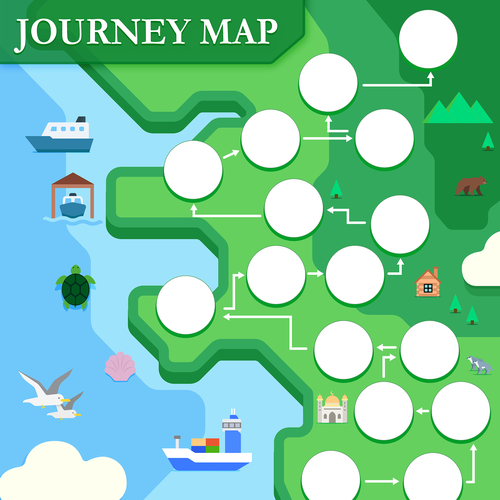 SVG Journey Map Design by rendy_