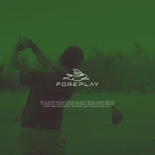 Design a logo for a mens golf apparel brand that is dirty, edgy and fun Design por ElVano.id✔