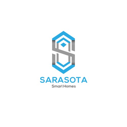 Sarasota Smart Homes logo for our company that does technology innovations and installations Design réalisé par SawaxMen