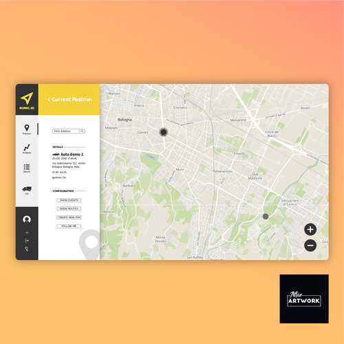 Runic.io GPS tracking web application refactoring Design by alfarartwork