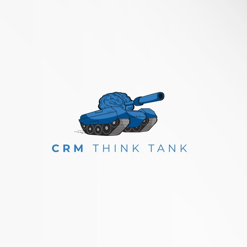 Design a fun CRM Think Tank logo Design by Ale Ale Alejandro™