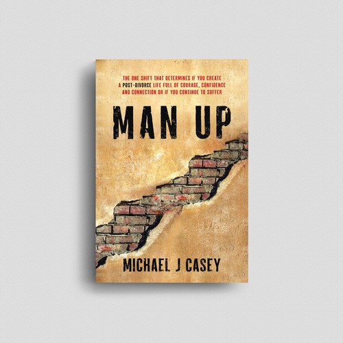 I need a cover designed for my new book Man-Up Design by Δlek