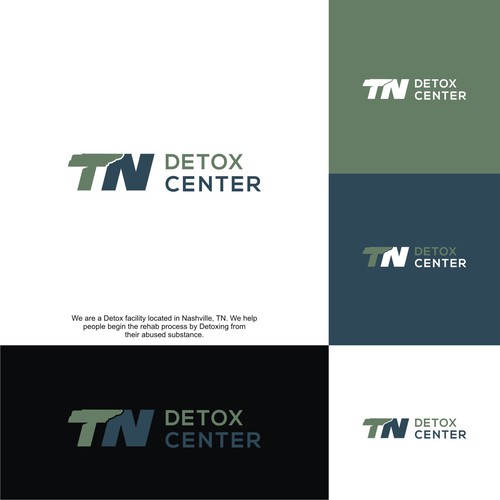 Detox Center Logo Design by @ProSolution.