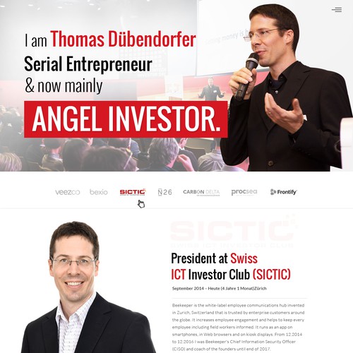 Web page design contest entry by Designersantu