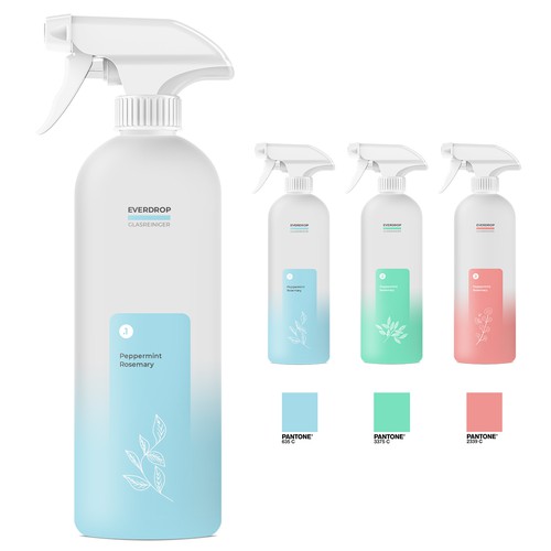 Diseño de Premium Spray Bottle and Packaging for Cleaning Supplies de gs-designs