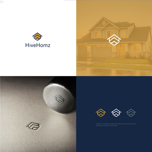 Hive Homes - Hip real estate group needs logo. Design by casign