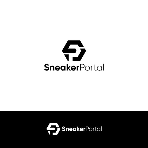 sneaker resale store workflow automation software - modern tech logo design Design by blackcat studios