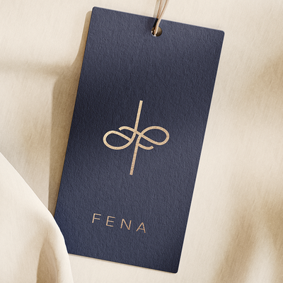 Flowing Elegance: Fena Monogram Design