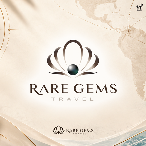"Create a Distinctive Shell & Black Pearl Identity for a Boutique Travel Brand" winning Banner ad