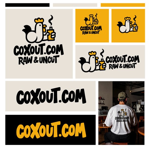 Design vincitore del contest "COX OUT: Raw & UnCut – Design the Unapologetic Brand"