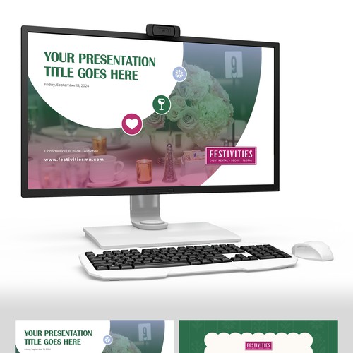 Festivities Powerpoint Deck Design by Wisden