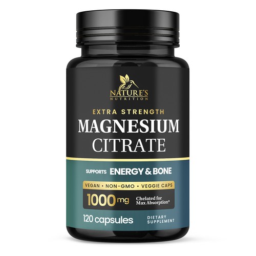 Premium Magnesium Citrate Design needed for Nature's Nutrition Design by Davi Giolo ★