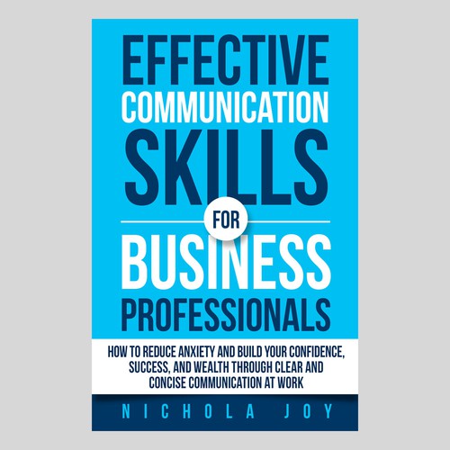 Design a book cover targeting  business professionals that want to enhance communication skills. Design by manta.jakarta