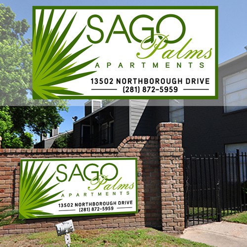 New Sign Design for Apartment Complex Signage contest