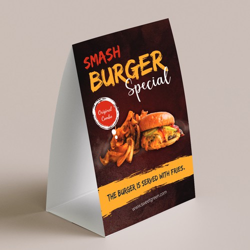 Smash Burger Marketing Materials Design by DezinDragonz