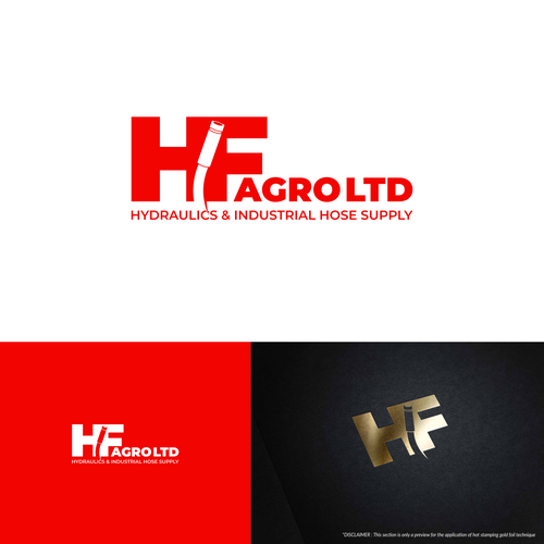 Hydraulic hose shop logo Design by diminish