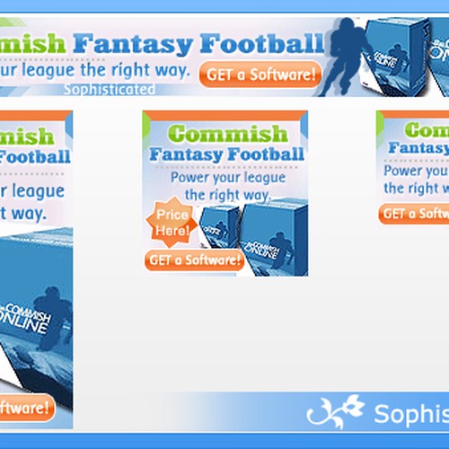 Need Banner design for Fantasy Football software Design by sophisticated