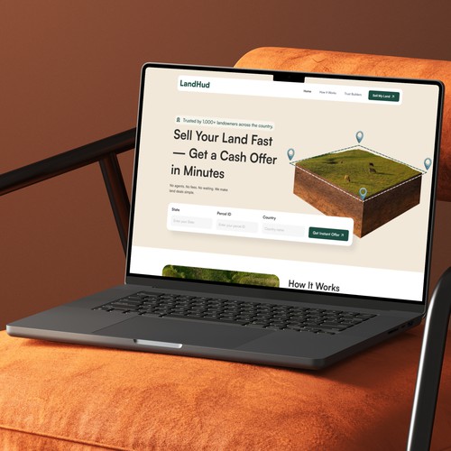 Designs | Landing Page for Land Buying Website | Landing page design ...