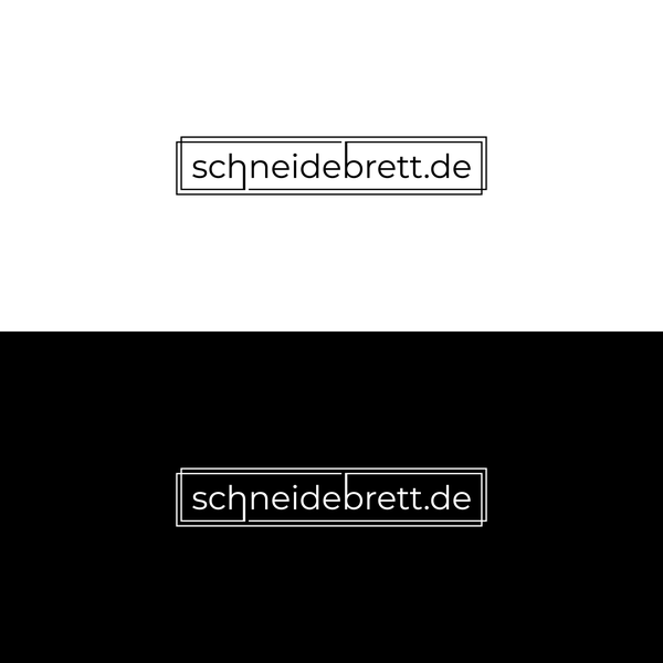 Simple cutting board logo