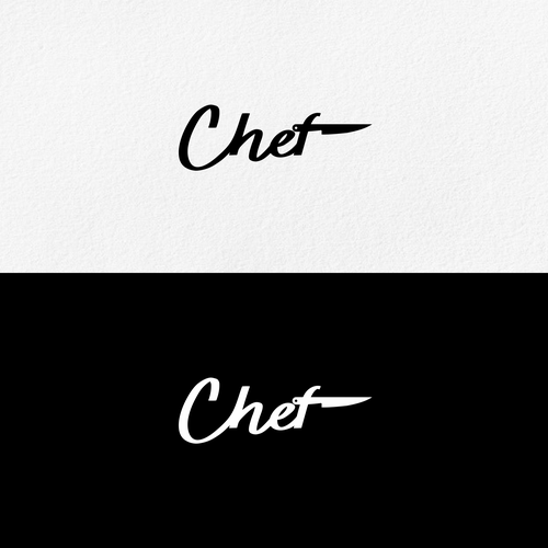 "CHEF": Food & Cooking Social Media Logo Design by ∴ Maha Ji ∴