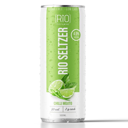 Wine Seltzer in Can design required! Design by UnderTheSea™