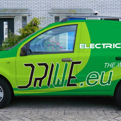 Retrofit Electric car wrapping design Design by TANSA ART