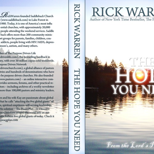 Design Design Rick Warren's New Book Cover di EssO