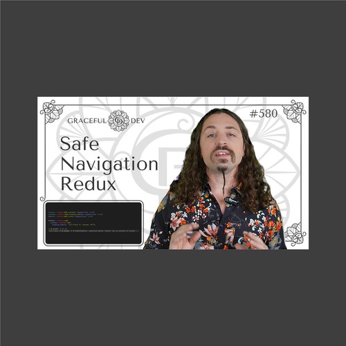 Video (YouTube etc.) Thumbnail Template for Software Development Screencast Episodes Design by ghandy ginanjar