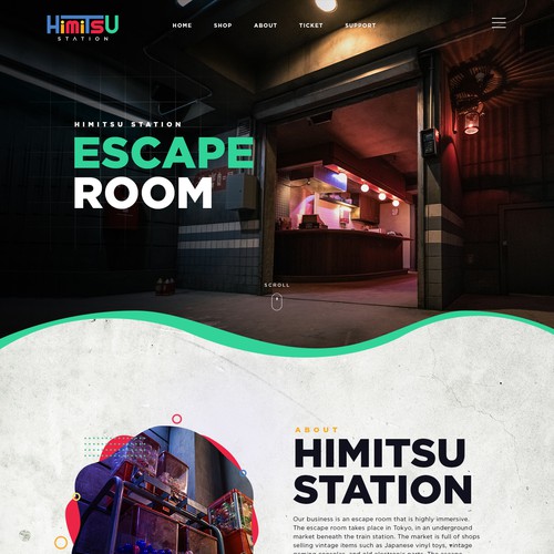 Web page design contest entry by MercClass