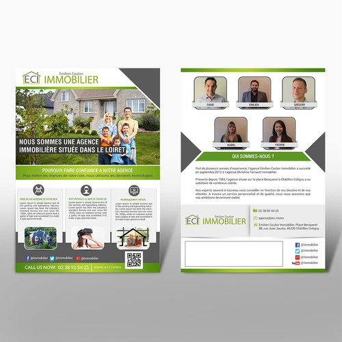 Postcard, flyer or print contest entry by zenefashions