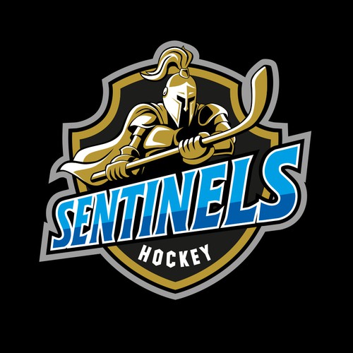 Sentinels Hockey - Team Logo Design by eselwe