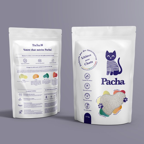 Cat Litter startup Minimalistic packaging - Contest Design by Inmyde