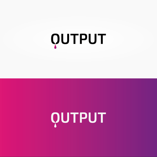 Design realizzato da Fluo studio intitolato "Clean Logo for an innovation + idea generation company"