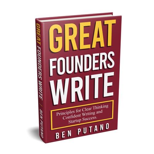 Design the cover of a writing book for entrepreneurs Design by Zahari Studio