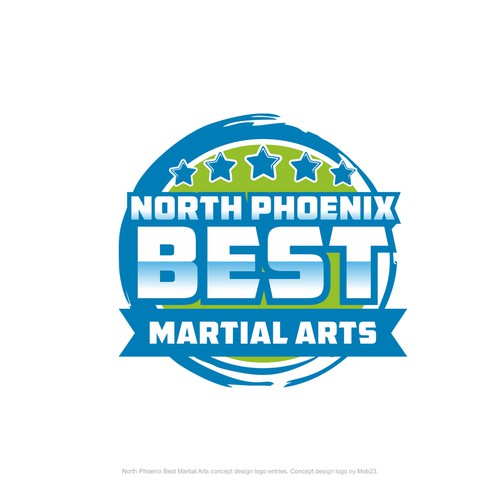 North Phoenix Best Martial Arts school logo Design von mob23