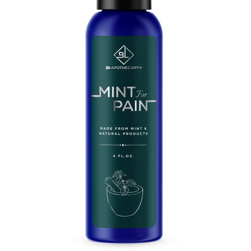 Pain Spray Label Design by Rifat_Jishan