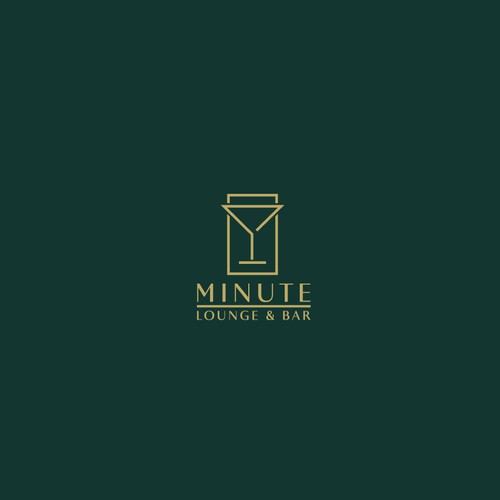 Logo design for upscale bar Design by GagievDesign