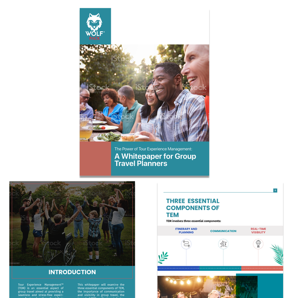 Design by AsmaaDesign titled "White paper for travel technology company"