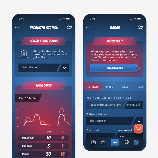 Athlete Journey Application